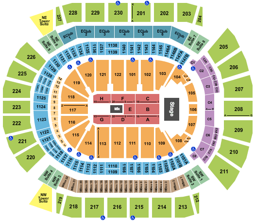 Desert Diamond Arena Chayanne Seating Chart